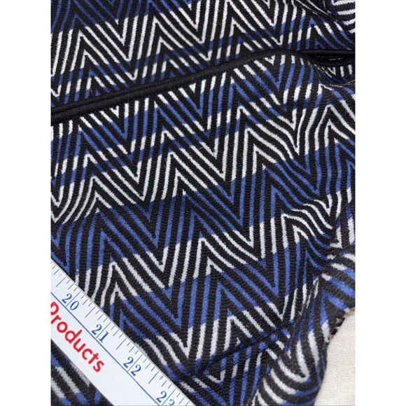 Jones Studio Jacket Long Geometric Print Open Front Dress Coat Blazer Pockets A - Picture 14 of 15